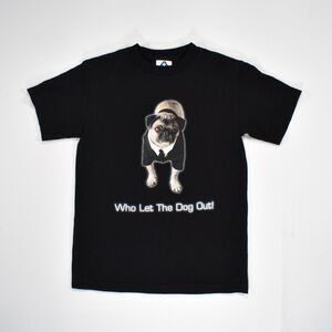 Vintage Y2K Men in Black 2 Pug Dog Promo T-Shirt - S